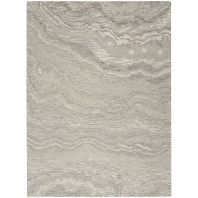 Cahide Abstract Handmade Area Rug