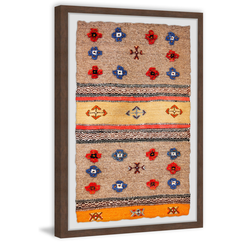 Parallel Divide - Single Picture Frame Painting, 45cm H x 38cm W x 3.81cm D