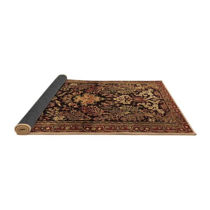Tapis oriental carré en laine / polyester tissé à la machine 7 pi x 7 pi Sutpen