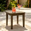 Table d'appoint d'extérieur en bois de teck Marlo-114980236