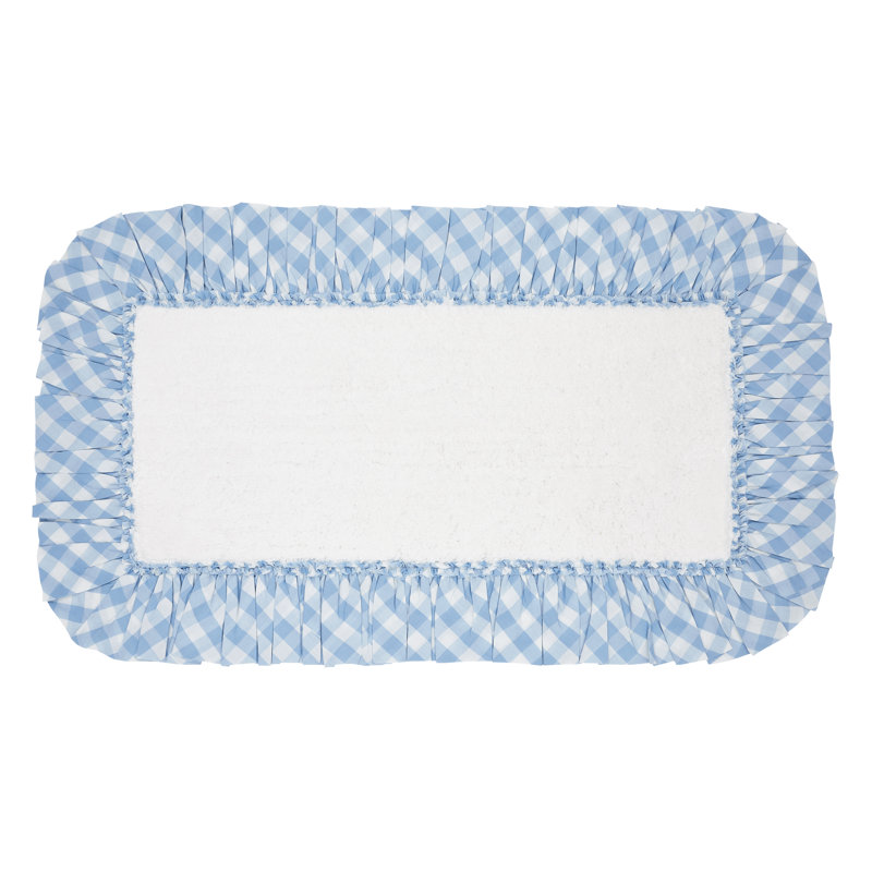 Tapis de bain Annie, L 27 po x L 48 po, Bleu crépuscule