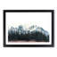 Snow upon the Mountains in Canada in Abstract - Picture Frame Graphic Art Print-55725869-55725871