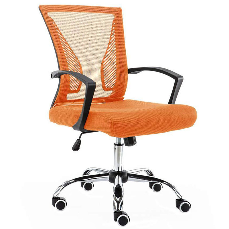 Mashea Mesh Task Chair, Black, Orange