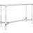 Nikkayla 51'' Glass Top Console Table-2141383302