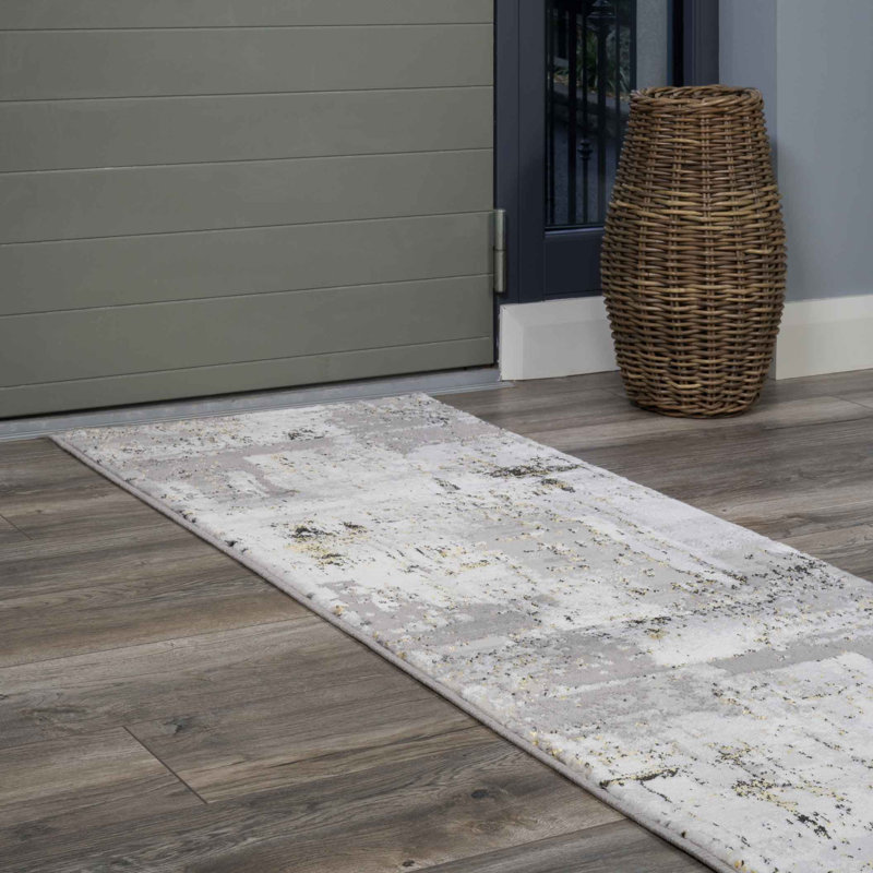 Claysville Abstract Area Rug, Runner 60 x 240cm