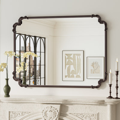 Genan Accent Scalloped Rectangle Wall Mirror