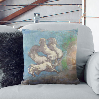 White Horses Scatter Cushion