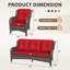 Ensemble de mobilier de patio 5 personnes-1129101806