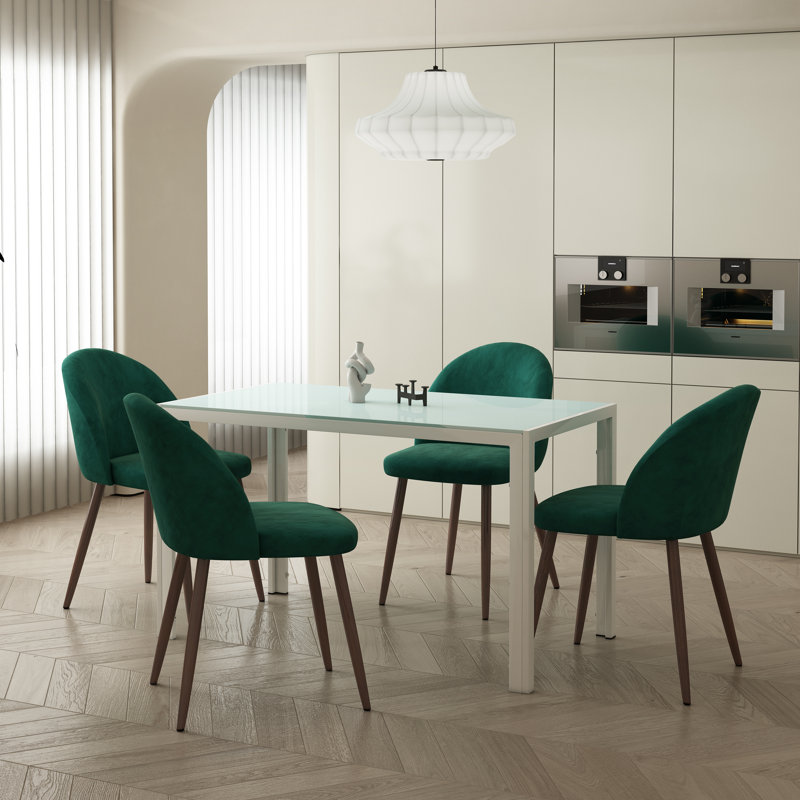 Ensemble repas pour 4 personnes Havener, Vert/blanc