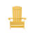 Balasi Contemporary Commercial Grade All-Weather Poly Resin Indoor/Outdoor Folding Adirondack Chair-1335100983