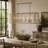 Bellamie 8-Light Metal Caged Rectangular Linear Chandelier-1129595944