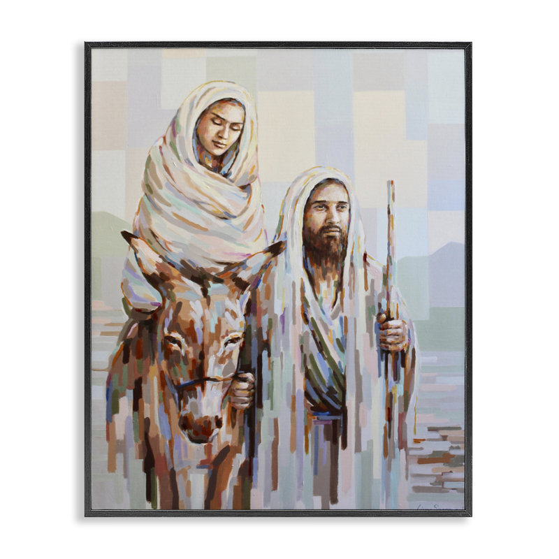 La traversée de la Nativité moderne, estampe numérique, design par Linda Sperruche, H 14 po x l 11 po