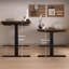 Bureau en coin en bois massif électrique à hauteur réglable Bureau en coin à hauteur réglable en L-2024794882-2024794883
