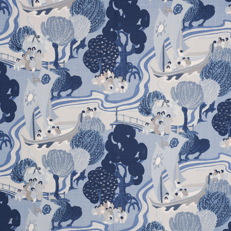 Tissu Pearl River, Mer