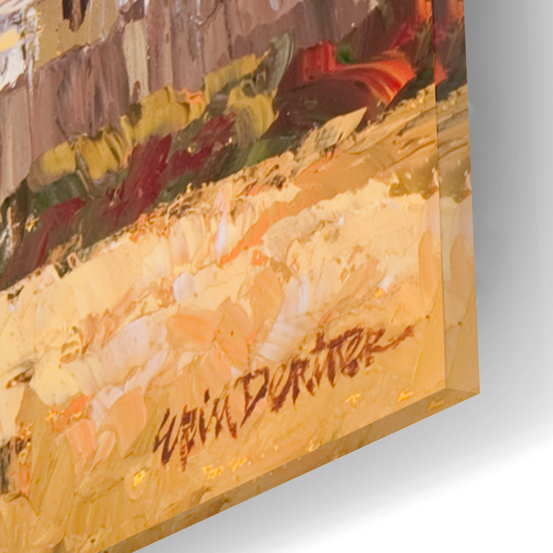  'September Sunshine' by Erin Dertner Acrylic Glass Wall Art, 16" x 12"