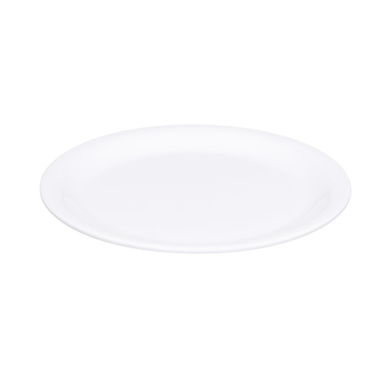 Merced/Brazil 7" Melamine Appetizer Plate, White