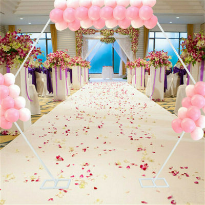 35cm D Metal Arbour in White