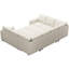 Canapé-lit convertible surdimensionné en U Shavera-801571676
