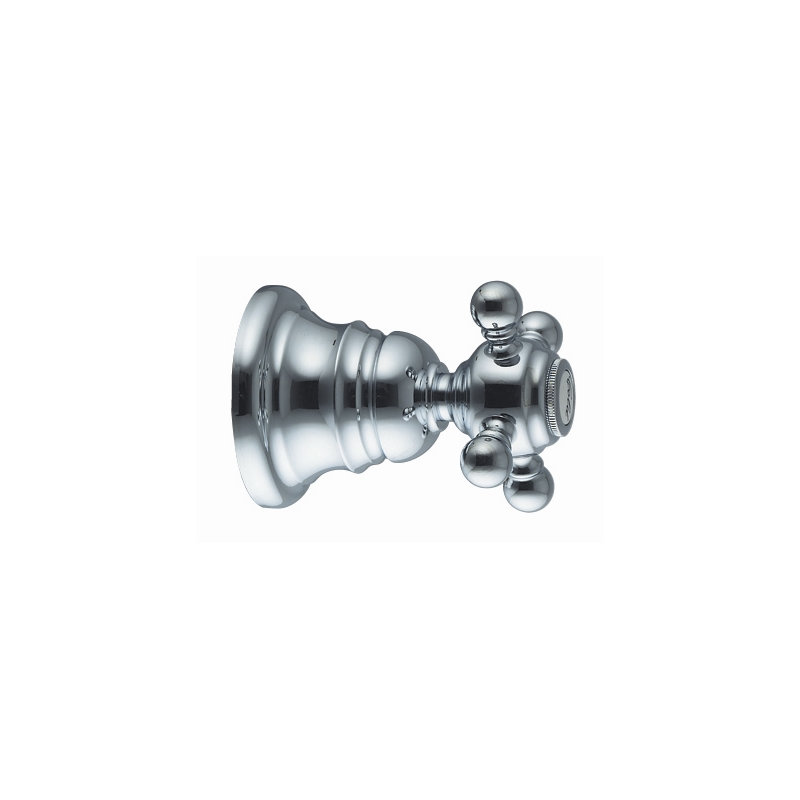 Valve de contrôle de volume murale Elizabeth, Chrome