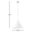 Luminaire suspendu conique 1 lumière Hannigan-255573863