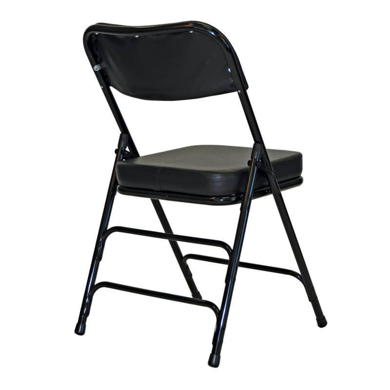 Chaise pliante Rhino, Noir