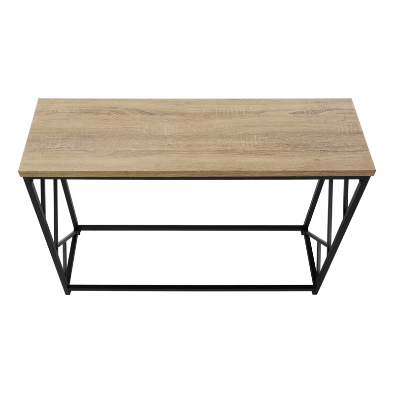 Table d'appoint, table d'appoint, console étroite pour le hall d'entrée et le salon, Taupe