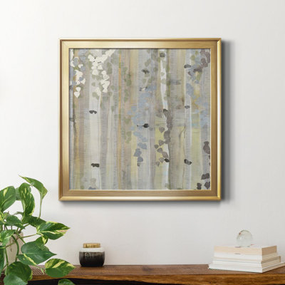 «Spring Birch Grove II», reproduction d'art sur toile encadrée