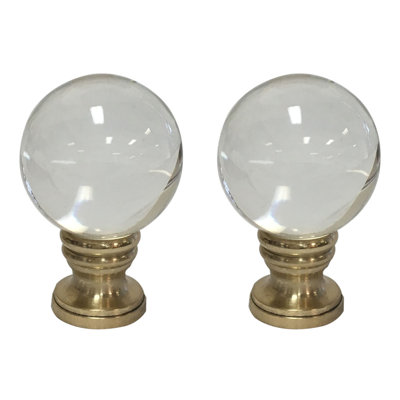 Crystal Ball Lamp Finial