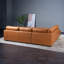 Canapé modulaire en cuir moderne Mid Century Pluie-106255943