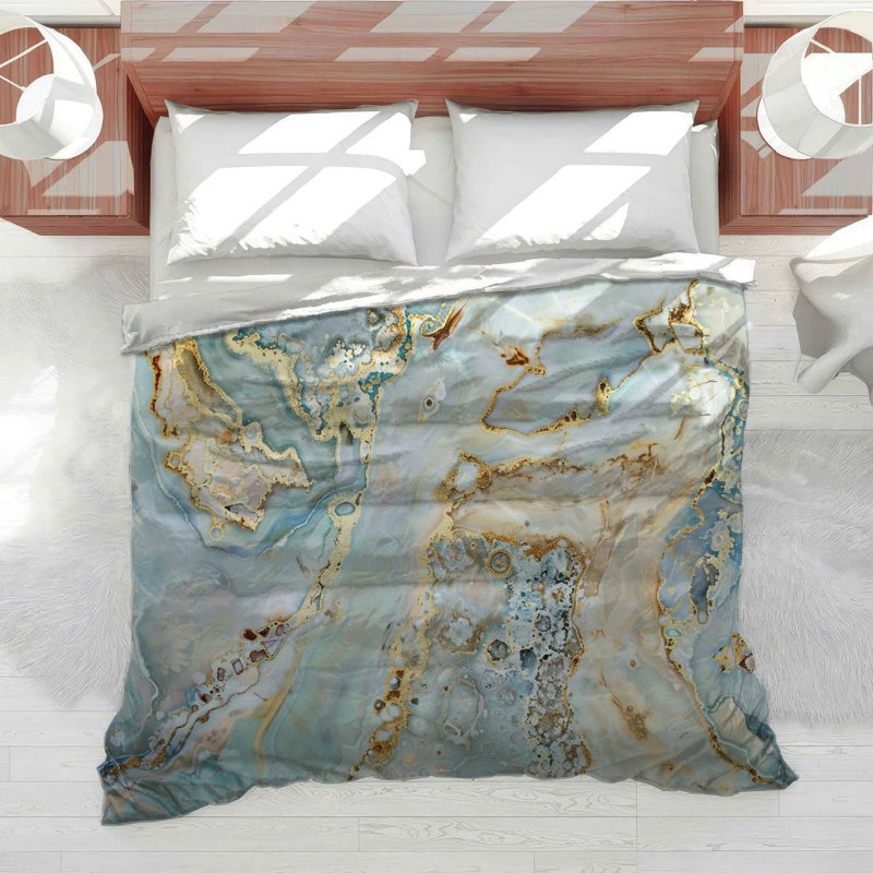 Crystalline Veins Natural Cotton Blend Comforter, King Comforter