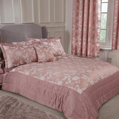 Esmond Polyester Floral Bedspread with Pillow Shams