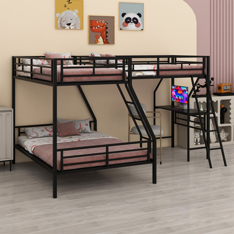 Alemanno Kids Bunk Bed, Twin over Full