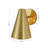 1 - Light Handmade Vintage Starry Cone Wall Sconce-114357210