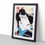 Portrait of Danjuro IX by Toyohara Kunichika - Picture Frame Painting Print-55616440-55616439