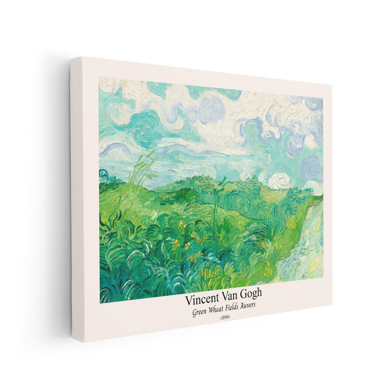 Van Gogh - Champ de blé vert Auvers No1, Unframed, Canvas, 24"H x 32"W