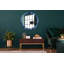 Huldar Glass Flat Wall Mirror
