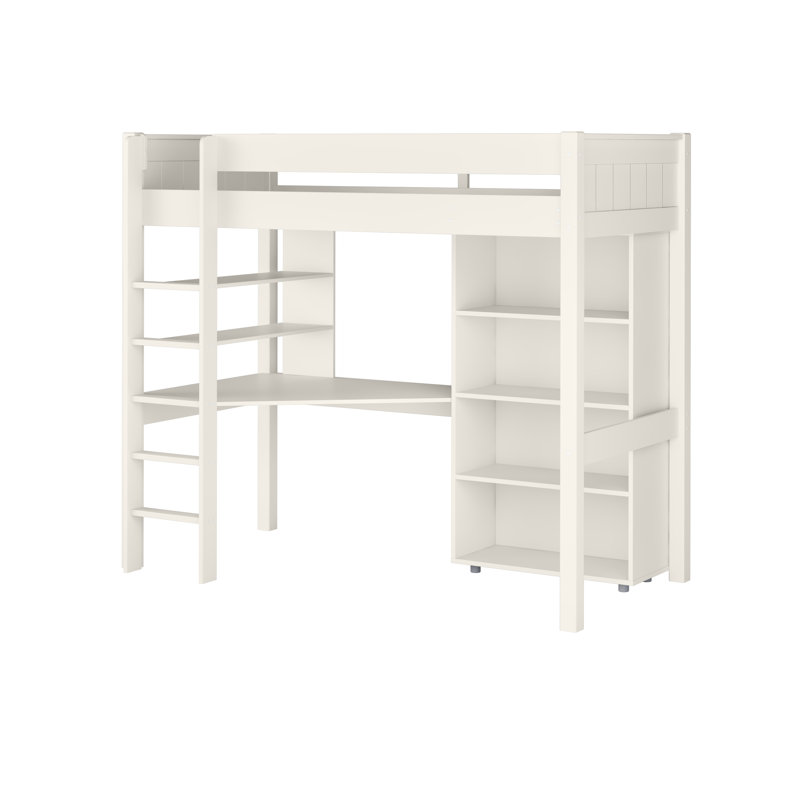 New Classic Highsleeper with Integrated Desk and Shelving and Tall Bookcase