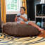 4 pi Fauteuil à billes et coussin anti-chute Cocoon Kids - Microsuède-80920210