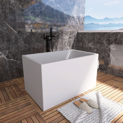43'' x 28'' Freestanding Soaking Acrylic Bathtub