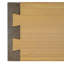 Console rétro Mirod - Design minimaliste classique avec placage de bois et finition vieillie