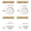 32 Piece Ceramic Dinnerware Sets, Kitchen Dinnerware, Blue Dinnerware With Bas-Relief Around The Edge, Royal Style, For 8 People, Dinner Plate, Dessert Plate, Bowl And Soup Plate-2094732983