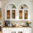 31.5"h Arch Wall Mounted Bathroom Cabinet, 
