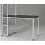Établi réversible avec bureau en bois blanc / brun