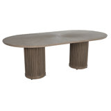 Samara 108" Oval Dining Umbrella Table
