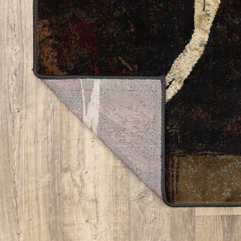 Geovany Power Loomed Area Rug, Rectangle 5'3" x 7'6"