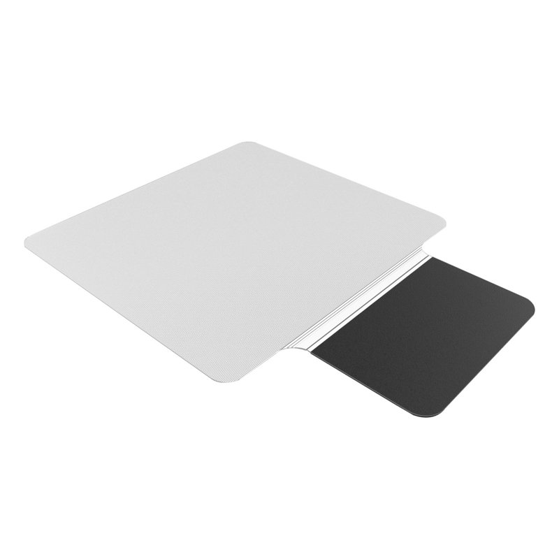 Rectangle Chair Mat with Straight Cut Edge, 0.75" H x 36" W x 53" D