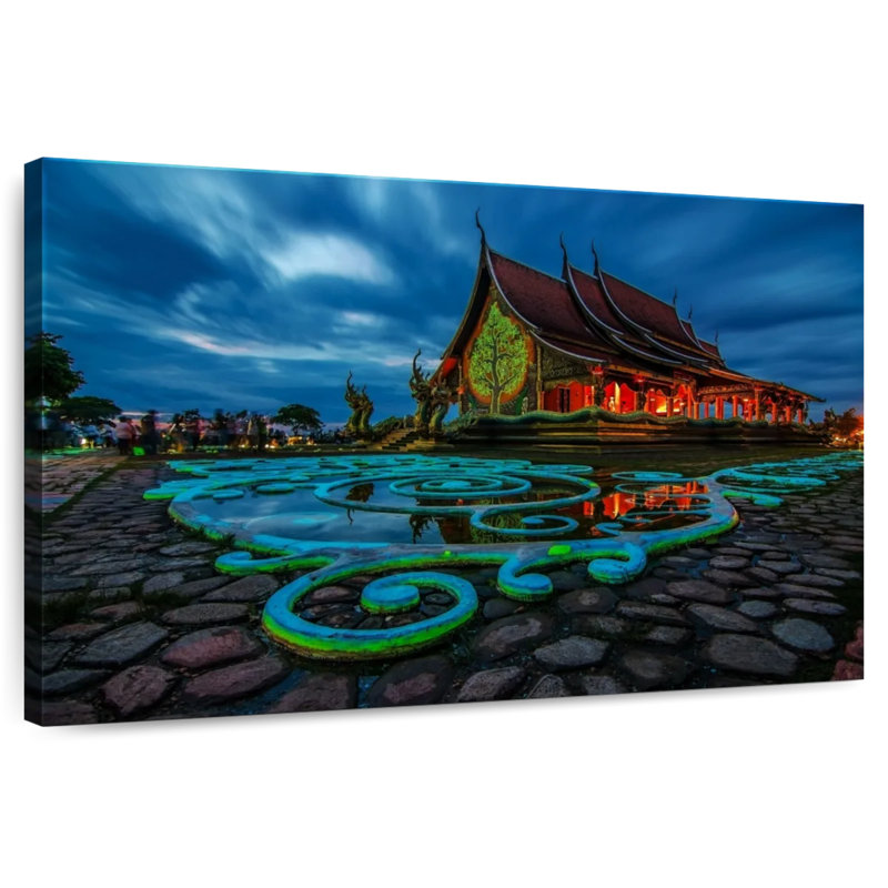 Adella Sirindhorn Wararam Temple, 24" H x 36" W