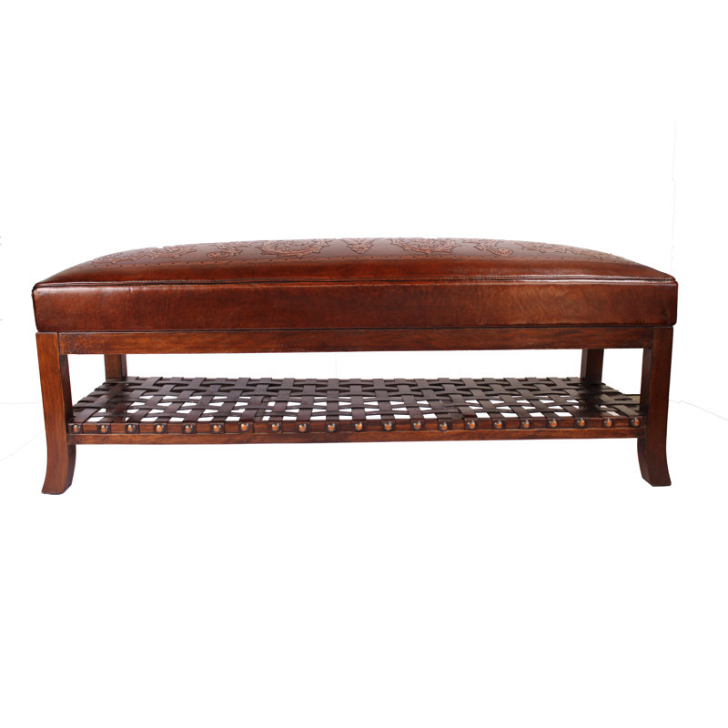 Banc de rangement Navarette, Rustique