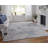 Gyanna Modern Abstract, Gray/Taupe/Blue Rectangle 2' x 3'-970156230-994973000