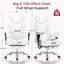 Fauteuil de direction ergonomique Big & Tall avec accoudoirs rembourrés, appui-tête et repose-pieds réglables-434703712
